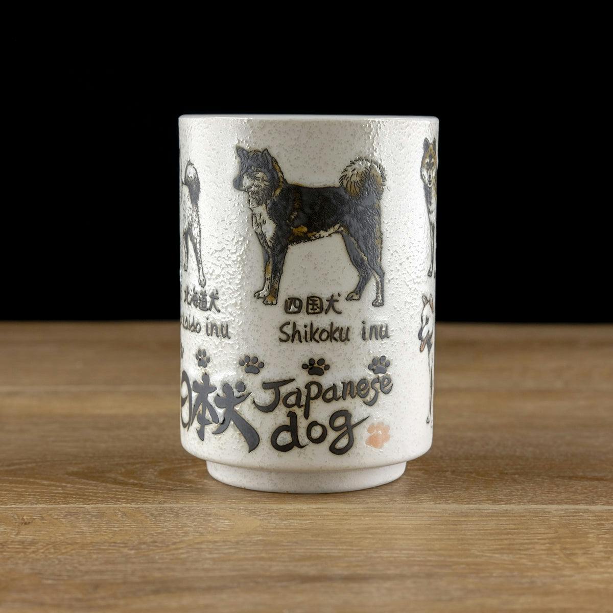 Tea Cup - Japanese Dogs